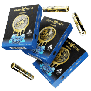 Blueberry Haze Muha Meds cartridge