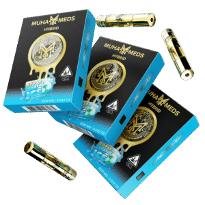 Apple Gelato ICE Muha Meds cartridge